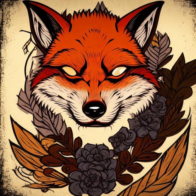 fox - Animal Tattoos - Last Sparrow Tattoo